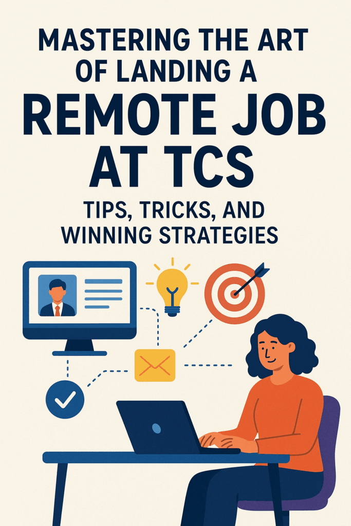 Mastering the Art of Landing a Remote Job at TCS: Tips, Tricks, and ...
