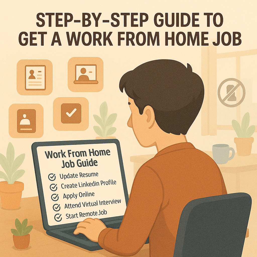 Job Guide Step-by-Step Guide to Get a Work From Home Job